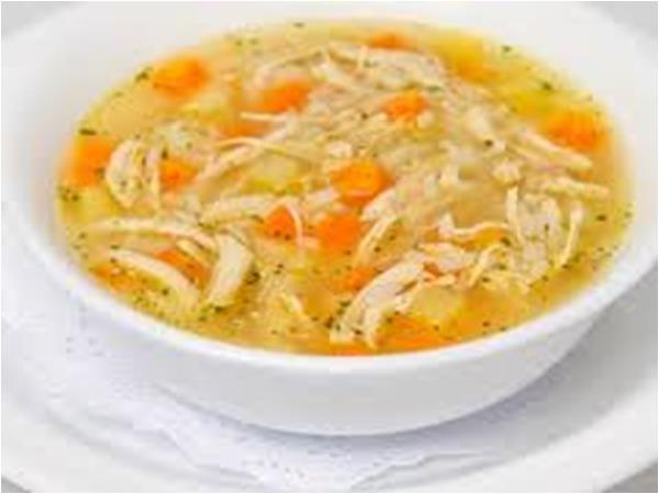 CANJA DE GALINHA COM LEGUMES