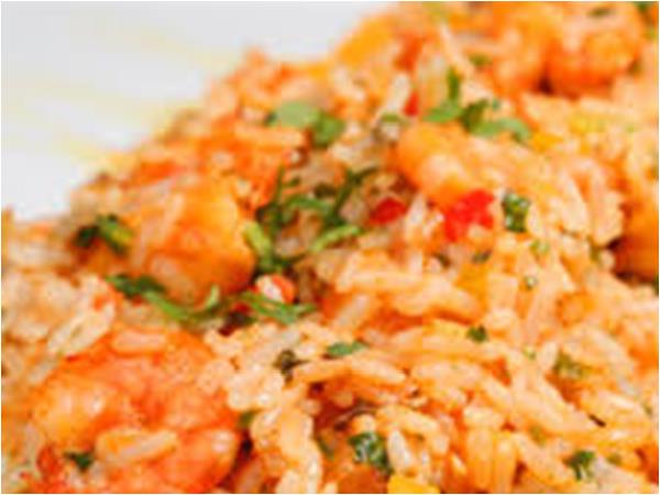 ARROZ C/  CAMARÃO E MOLHO